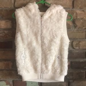 White Fur Vest